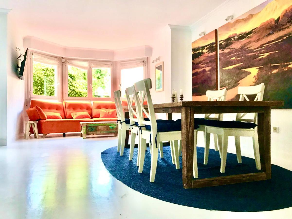 New Apartment & Terrace. Steps To Ondarreta Beach Añorga-Lugariz エクステリア 写真